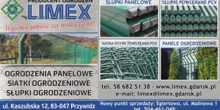 Ogrodzenia Limex producent ogrodzeń Przywidz Egiertowo